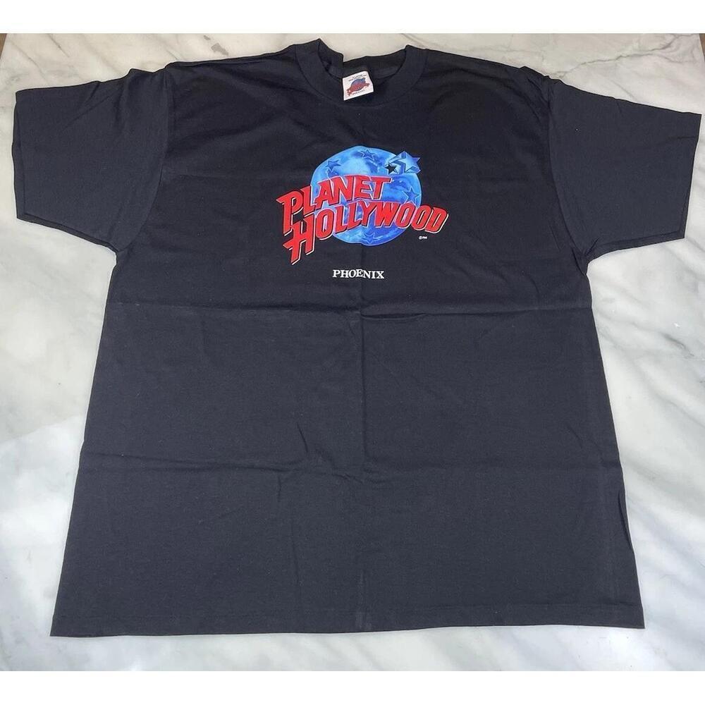 Planet Hollywood Phoenix Black Retro Tourist T-Shirt